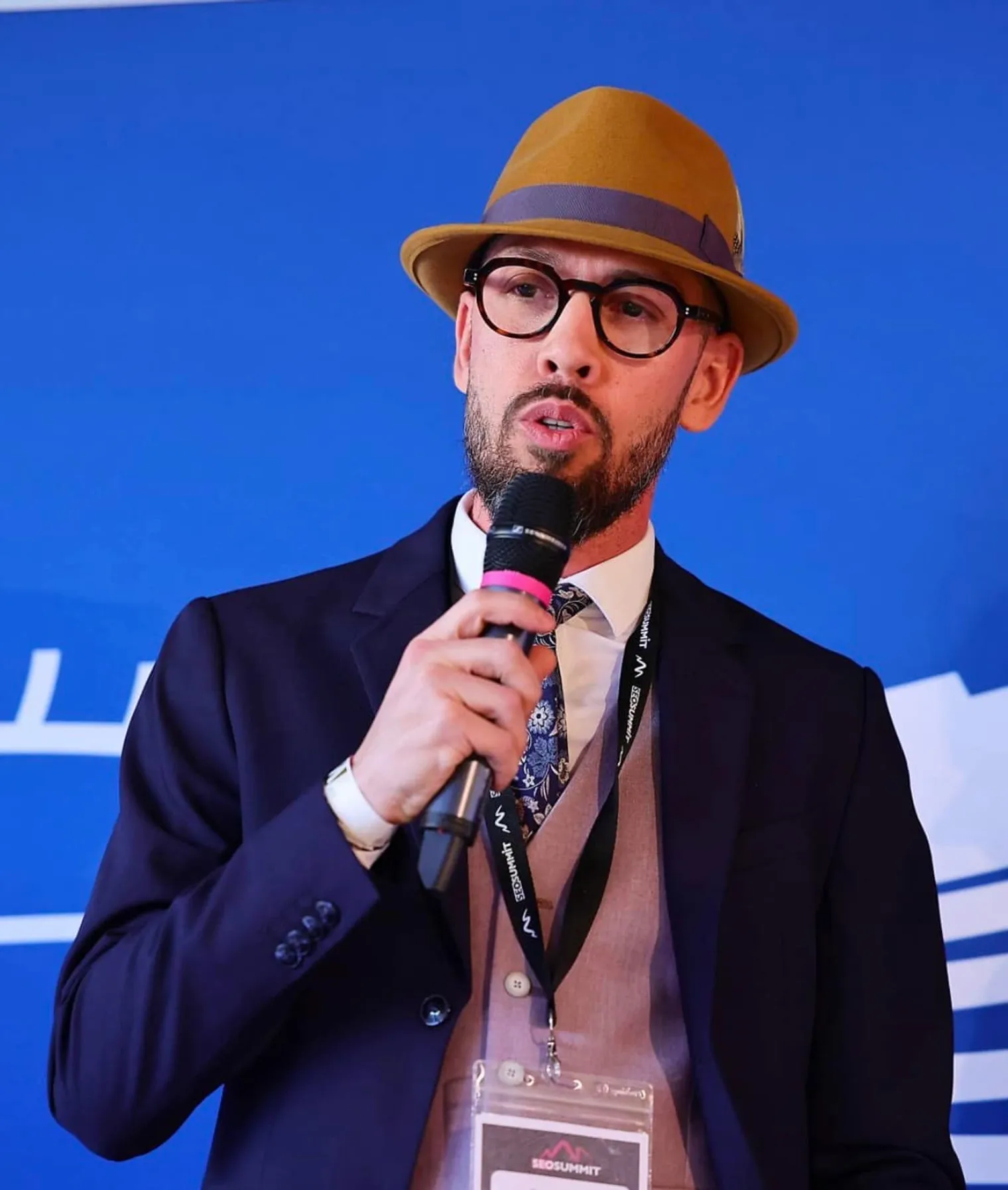 Régis Cuomo, consultant SEO, au SEO Summit