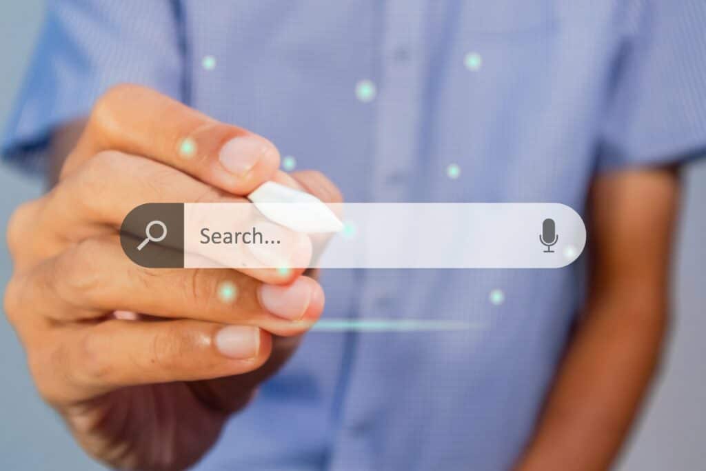 Recherche sur Google