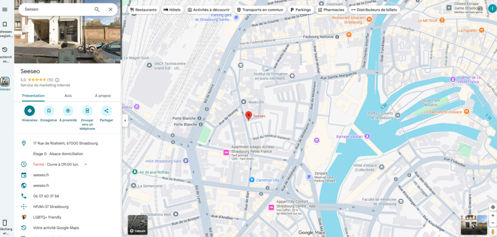 Google Maps Seeseo