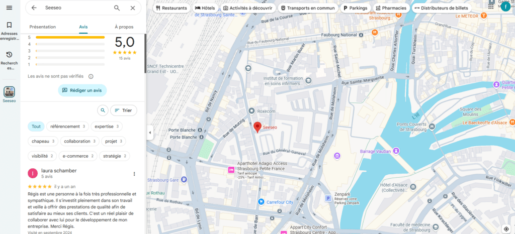 avis google maps