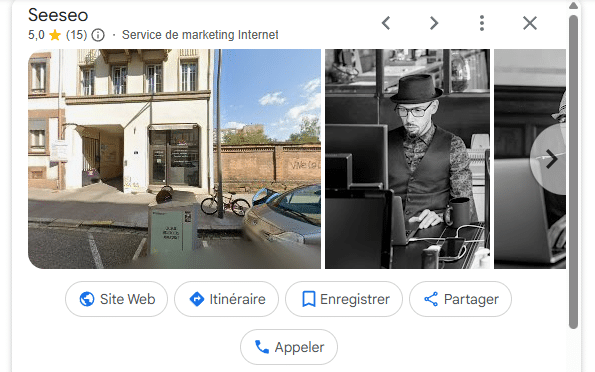 fiche google Maps